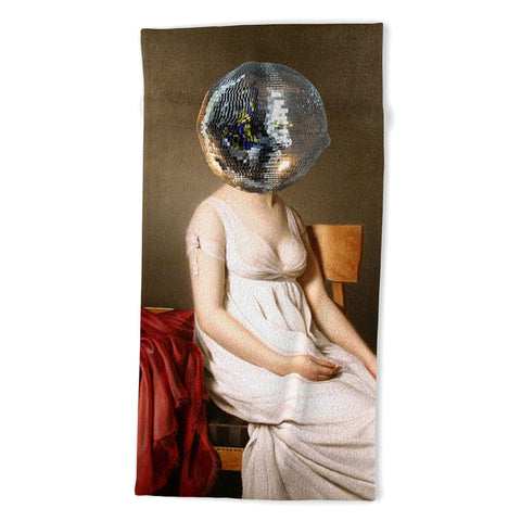 MsGonzalez Discohead Beach Towel
