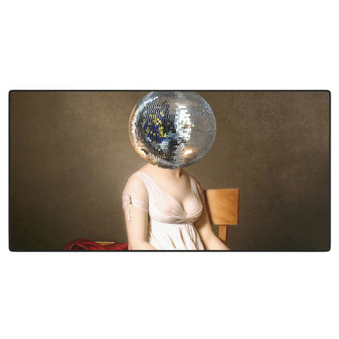 MsGonzalez Discohead Desk Mat