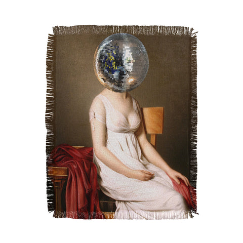 MsGonzalez Discohead Throw Blanket