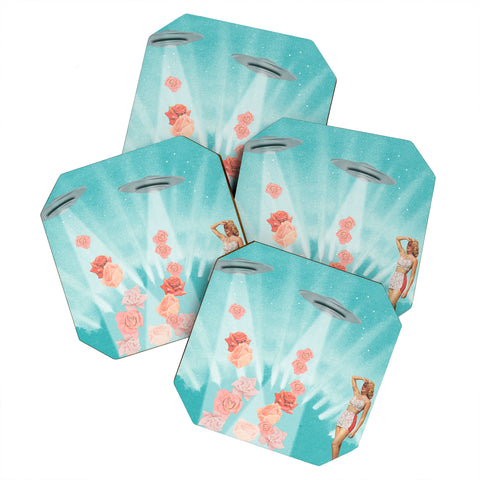 MsGonzalez Flower Power Spring is coming Coaster Set
