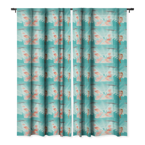 MsGonzalez Flower Power Spring is coming Blackout Window Curtain