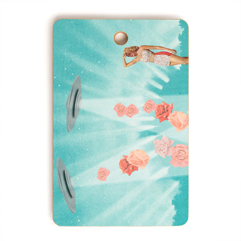 MsGonzalez Flower Power Spring is coming Cutting Board Rectangle