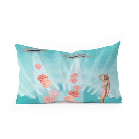 MsGonzalez Flower Power Spring is coming Oblong Throw Pillow