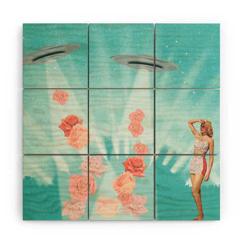 MsGonzalez Flower Power Spring is coming Wood Wall Mural