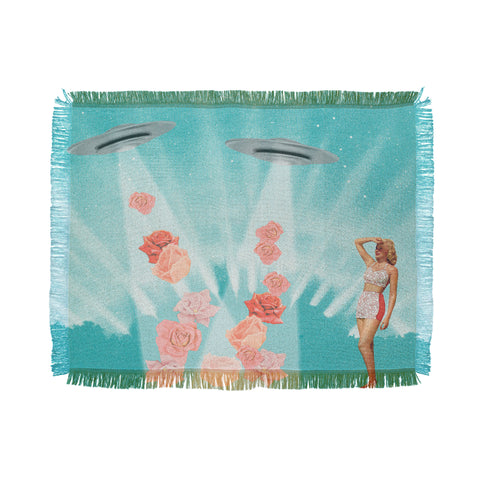 MsGonzalez Flower Power Spring is coming Throw Blanket