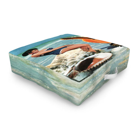 MsGonzalez Greetings from Seashells Outdoor Floor Cushion