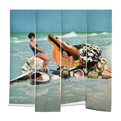 MsGonzalez Greetings from Seashells Wall Mural