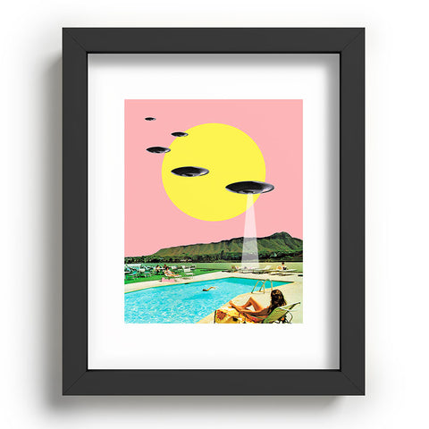 MsGonzalez Invasion on vacation UFO Recessed Framing Rectangle