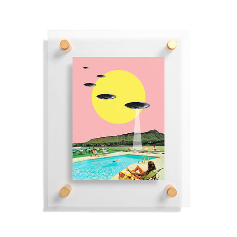 MsGonzalez Invasion on vacation UFO Floating Acrylic Print