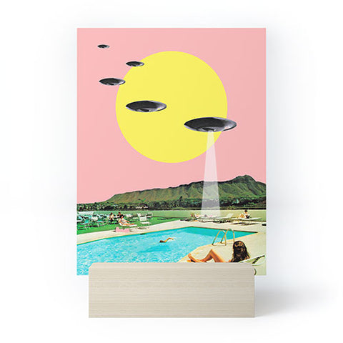 MsGonzalez Invasion on vacation UFO Mini Art Print