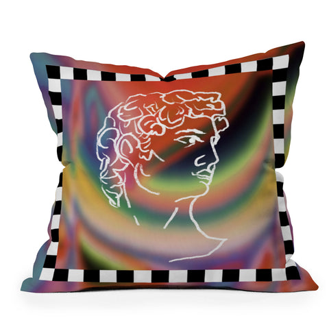 MsGonzalez Modern Classic Outdoor Throw Pillow