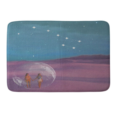 MsGonzalez The sun will come out again Memory Foam Bath Mat