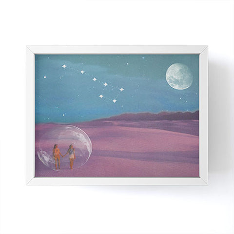 MsGonzalez The sun will come out again Framed Mini Art Print