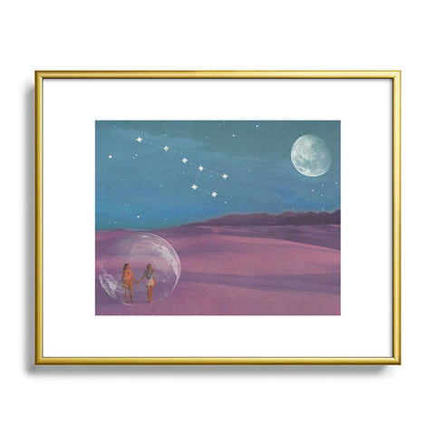 MsGonzalez The sun will come out again Metal Framed Art Print