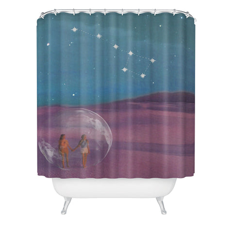 MsGonzalez The sun will come out again Shower Curtain