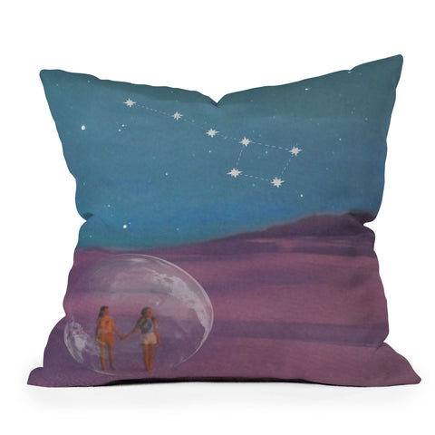MsGonzalez The sun will come out again Throw Pillow