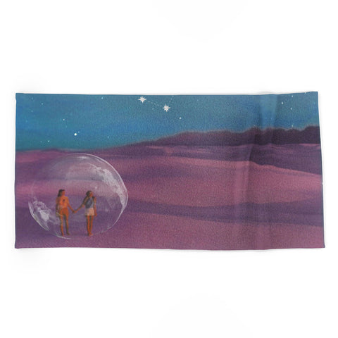 MsGonzalez The sun will come out again Beach Towel