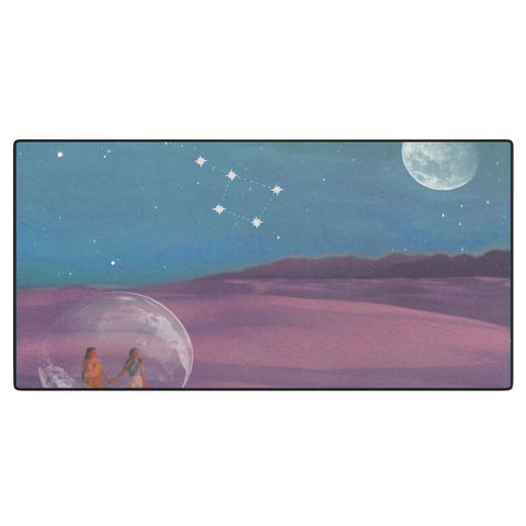 MsGonzalez The sun will come out again Desk Mat