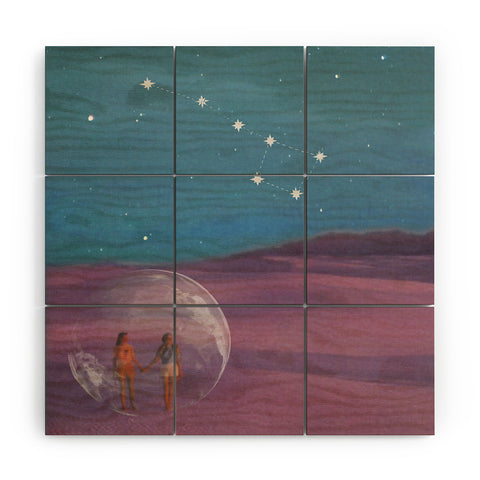 MsGonzalez The sun will come out again Wood Wall Mural