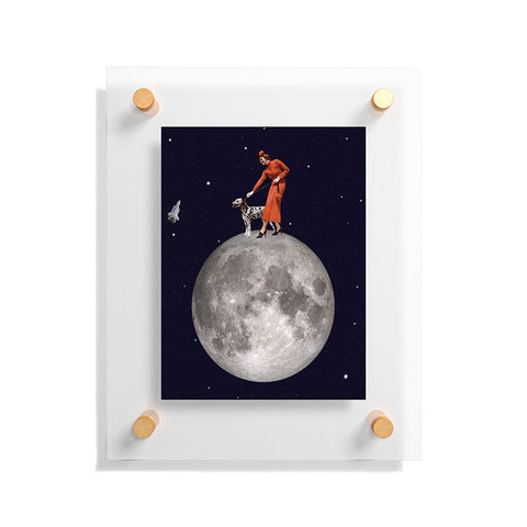 MsGonzalez Walking the Dog The Rocket Floating Acrylic Print