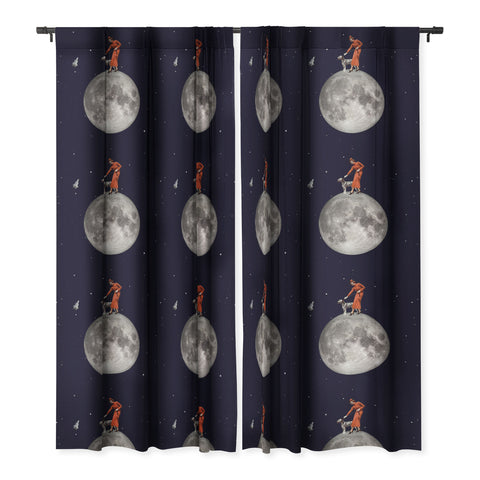 MsGonzalez Walking the Dog The Rocket Blackout Window Curtain