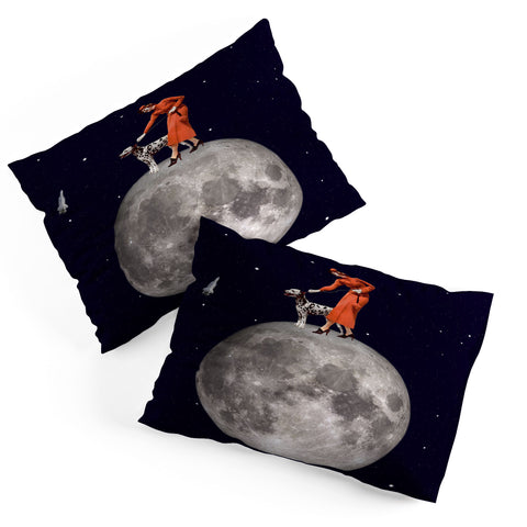 MsGonzalez Walking the Dog The Rocket Pillow Shams