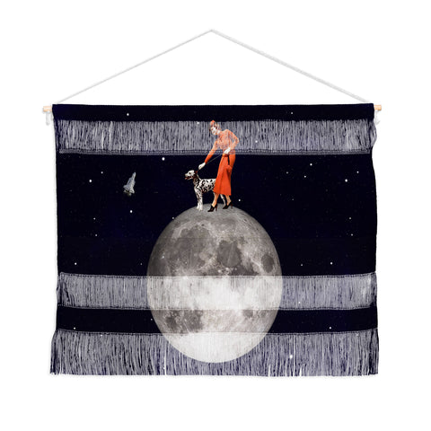 MsGonzalez Walking the Dog The Rocket Wall Hanging Landscape