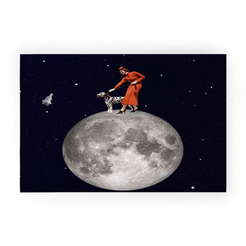 MsGonzalez Walking the Dog The Rocket Welcome Mat