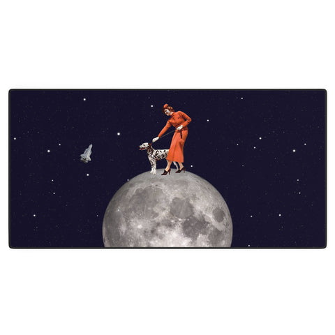 MsGonzalez Walking the Dog The Rocket Desk Mat