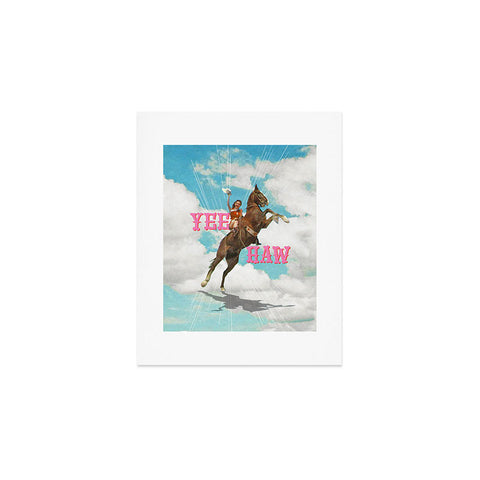MsGonzalez YEE HAW I Art Print