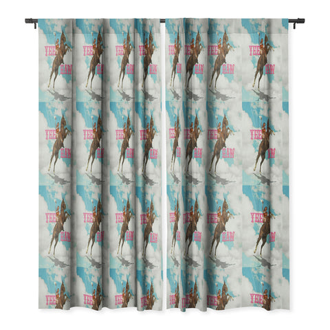 MsGonzalez YEE HAW I Blackout Window Curtain