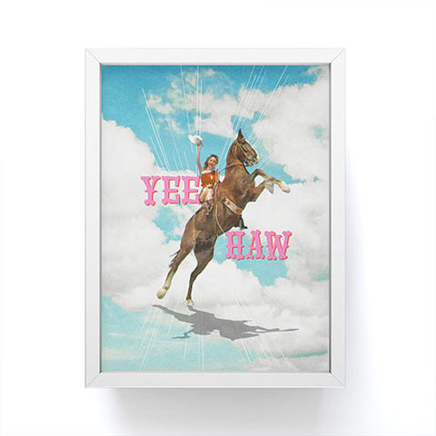 MsGonzalez YEE HAW I Framed Mini Art Print
