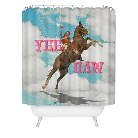 MsGonzalez YEE HAW I Shower Curtain
