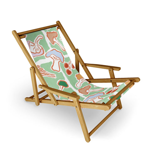 MSRYSTUDIO Mushroom Party Green Sling Chair