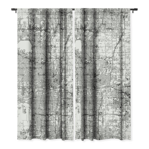 multipliCITY Oklahoma City White Map Blackout Non Repeat