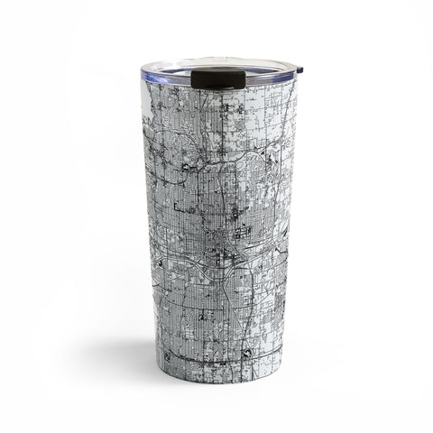 multipliCITY Oklahoma City White Map Travel Mug