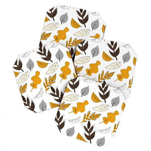 Mummysam Fall Leaves Coaster Set