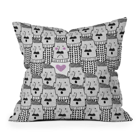 Mummysam Gentlemens Choir Outdoor Throw Pillow