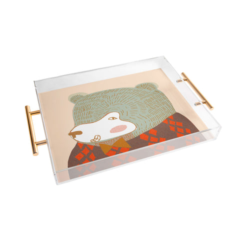 Mummysam Mr Bear Acrylic Tray