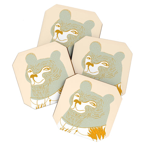 Mummysam Mrs Bear Coaster Set