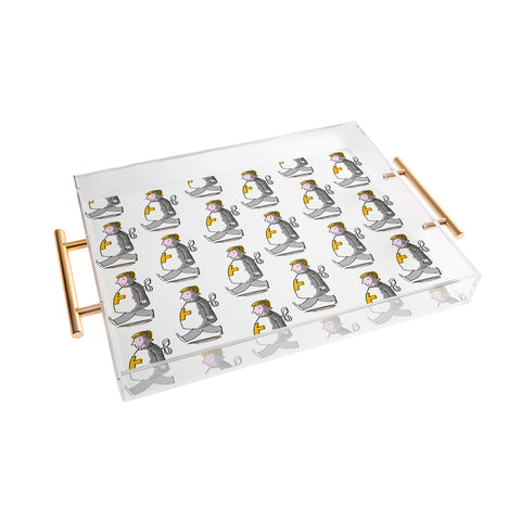 Mummysam Windup Men Acrylic Tray