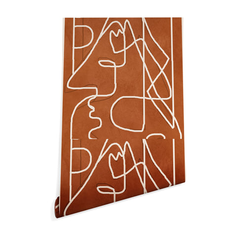 Nadja Abstract Face Sketch 4 Wallpaper