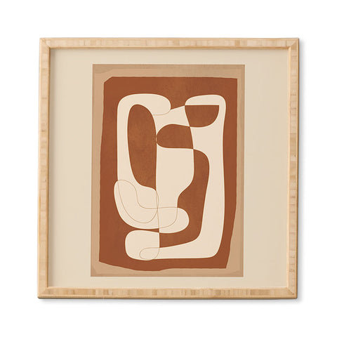 Nadja Abstract Geometry 2 Framed Wall Art