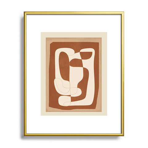 Nadja Abstract Geometry 2 Metal Framed Art Print