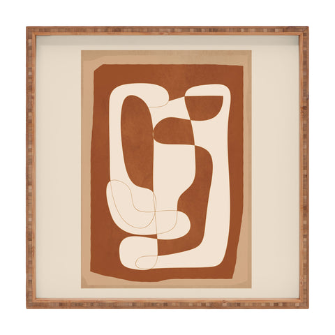 Nadja Abstract Geometry 2 Square Tray