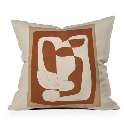 Nadja Abstract Geometry 2 Outdoor Throw Pillow