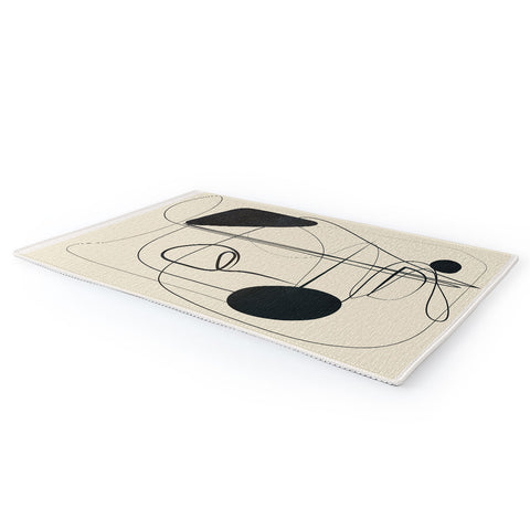 Nadja Abstract Line Art VIII Area Rug