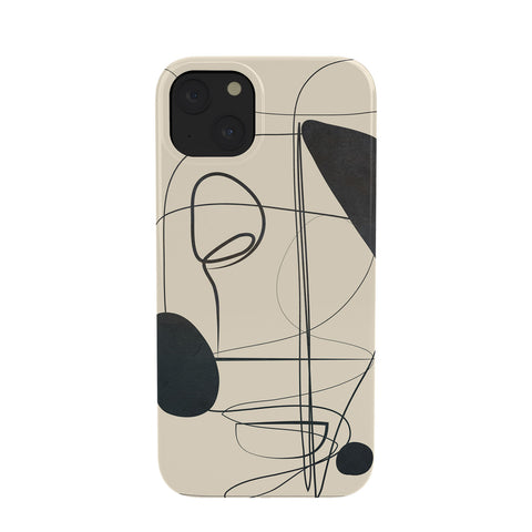 Nadja Abstract Line Art VIII Phone Case