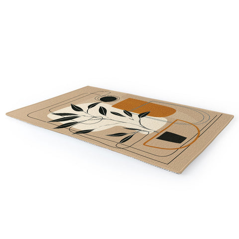 Nadja Abstract Shapes 06 Area Rug