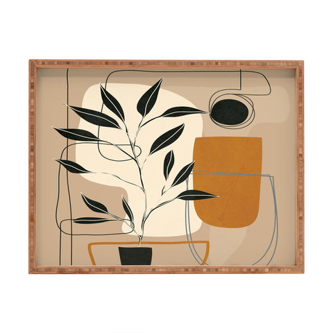 Nadja Abstract Shapes 06 Rectangular Tray